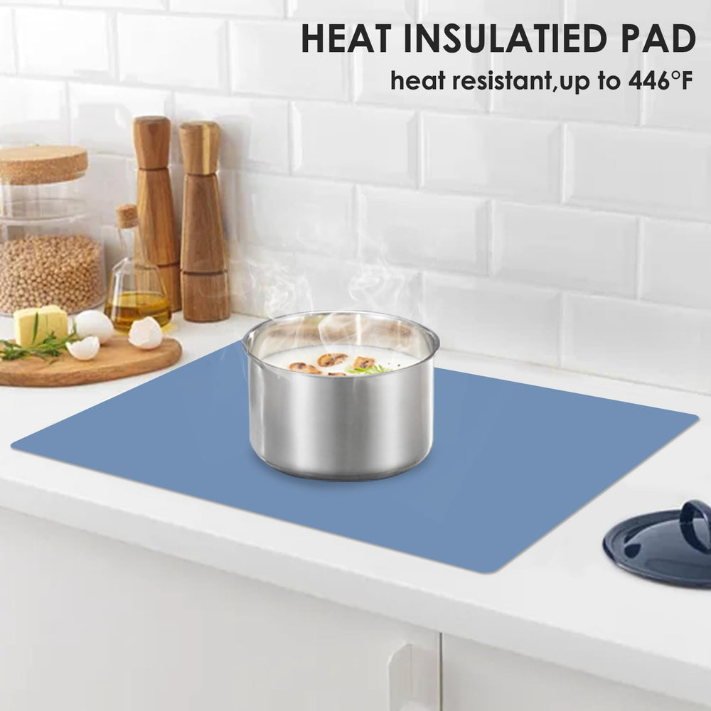 QPIX DIGITAL waterproof silicone mat protects desks and tables from spills.
