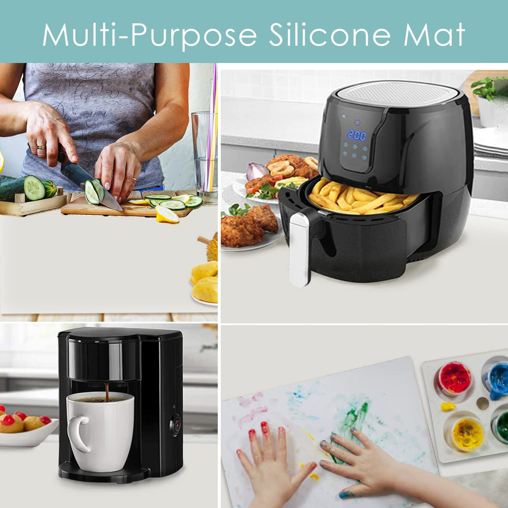 QPIX DIGITAL baking mat serves as a non-stick surface for cookies and pastries