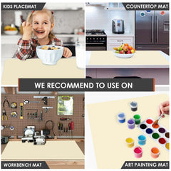 QPIX DIGITAL silicone mat – easy-clean surface resists sauces and oils