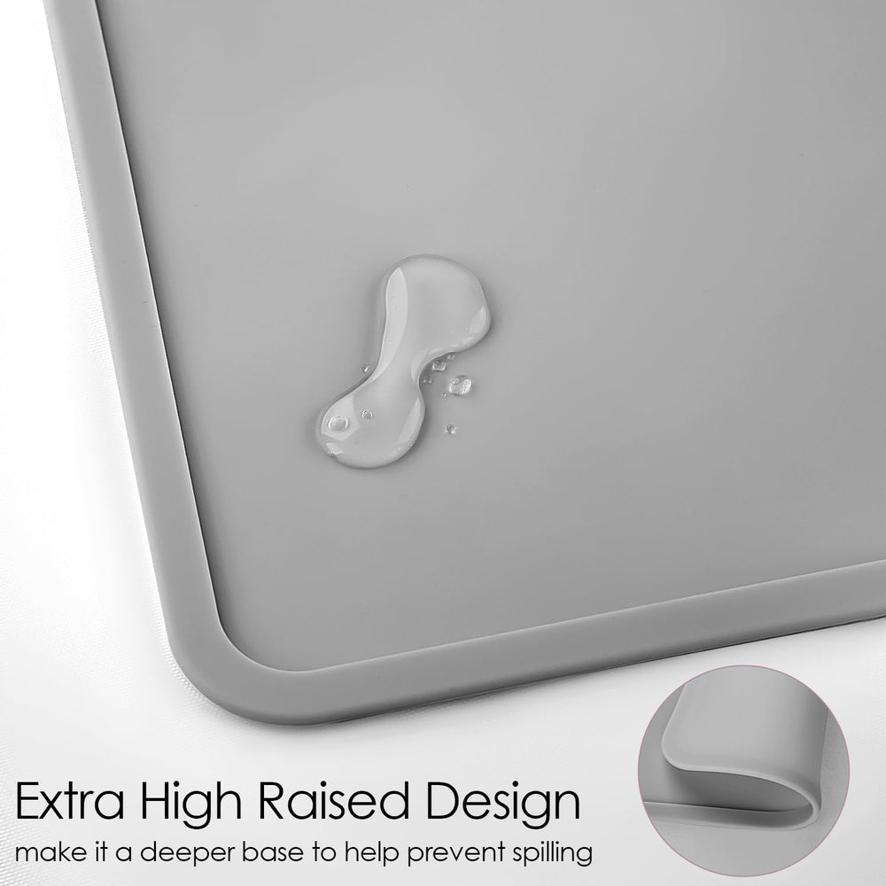 QPIX DIGITAL portable silicone table mat folds for meals on the go.