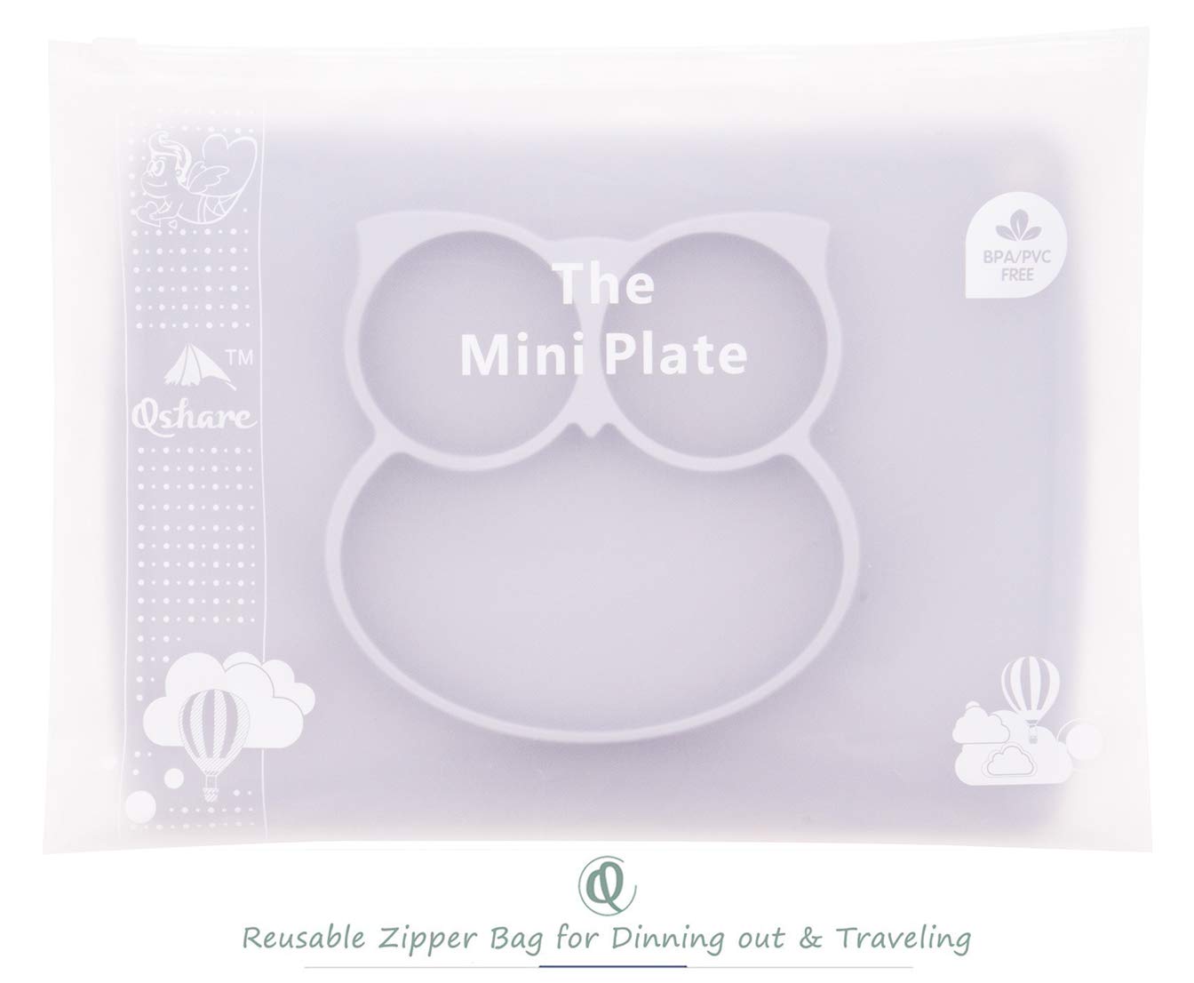 Qshare placemat freezer safe for convenient storage of leftovers