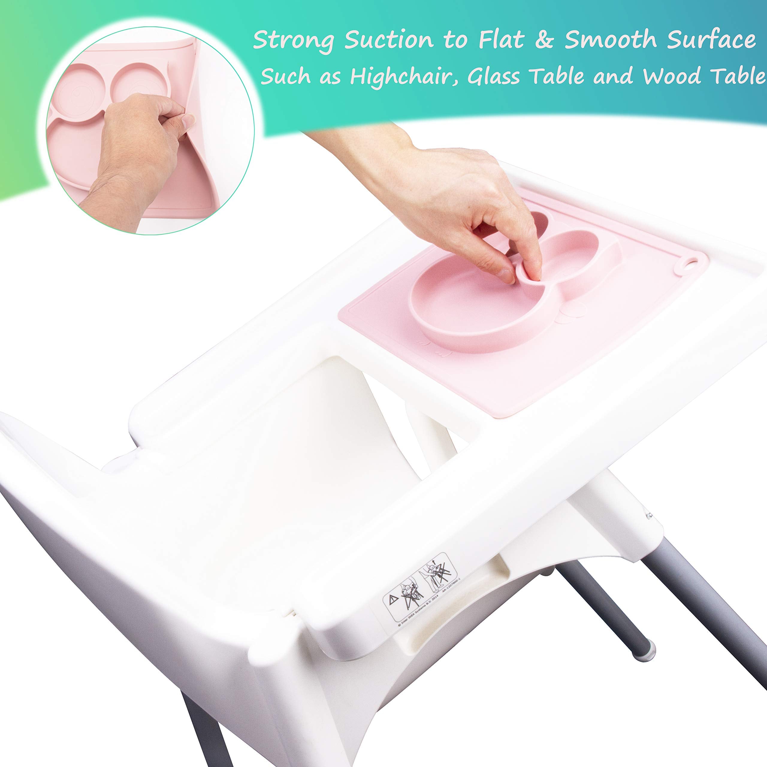 Qshare placemat is microwave safe for reheating meals