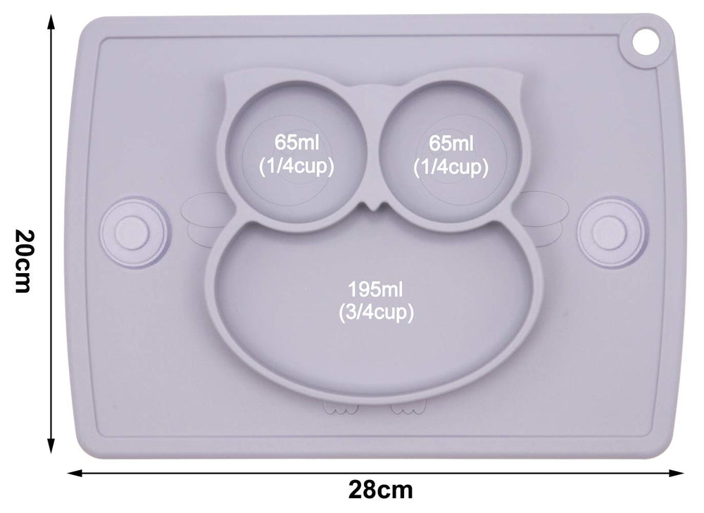 Qshare silicone placemat BPA-free supports safe daily use