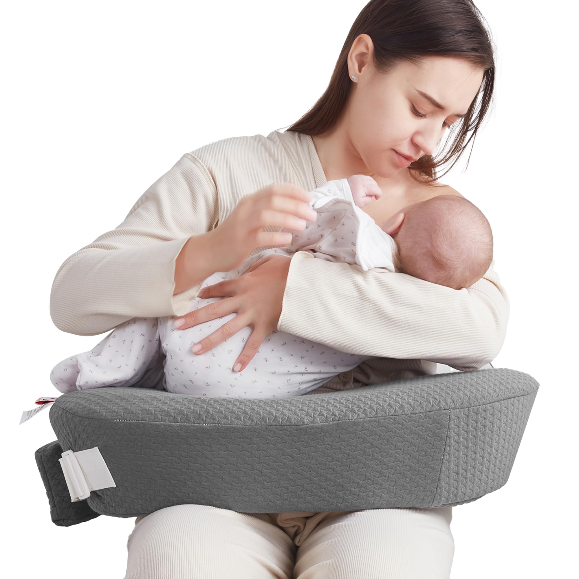 QSTEHEML nursing pillow expands after vacuum packing and is ready in 24-48 hours