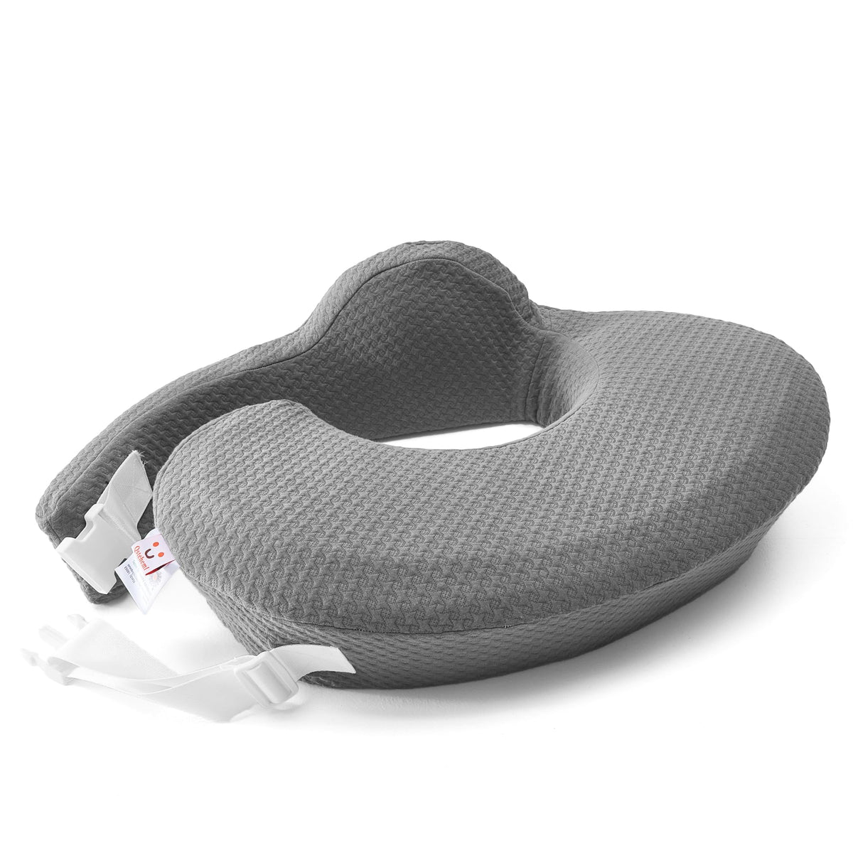 QSTEHEML nursing pillow with wrap-around design supports natural latch
