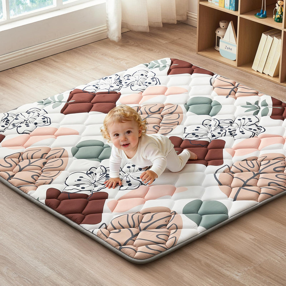 QUAFRET Baby Play Mat 71x59inch – spacious play area for babies