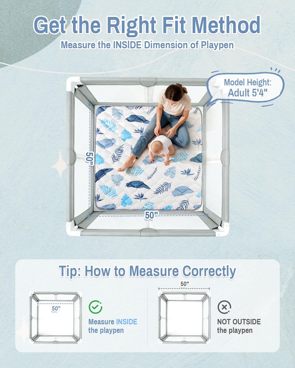 QUAFRET non-slip base keeps crawling safe on tile and wood