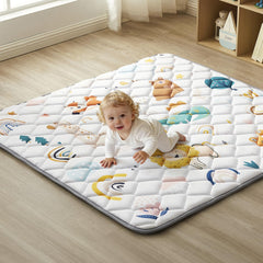 QUAFRET Baby Play Mat soft surface for comfortable floor play