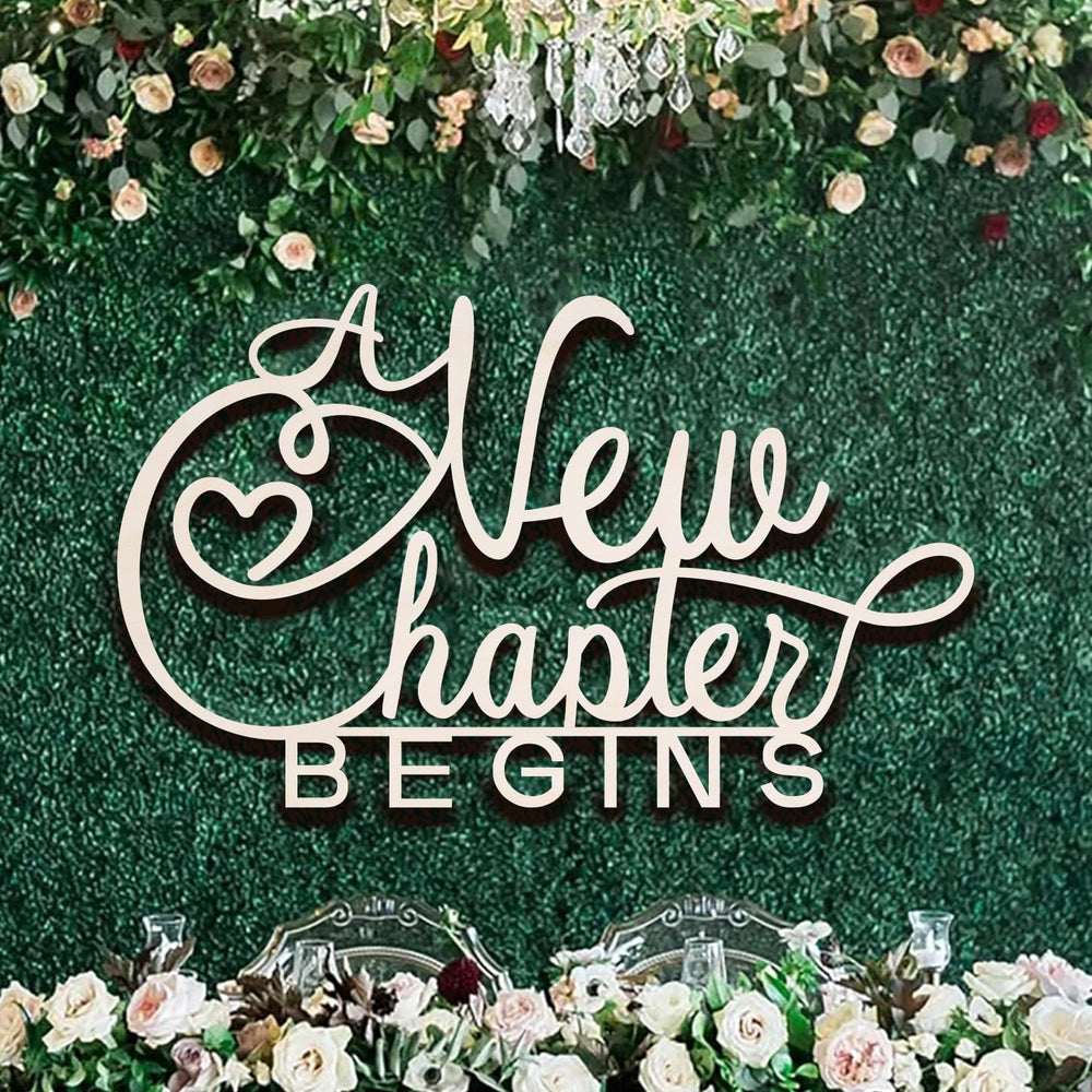 Qualiassu Heart motif wood sign accentuates decor while signaling new beginnings