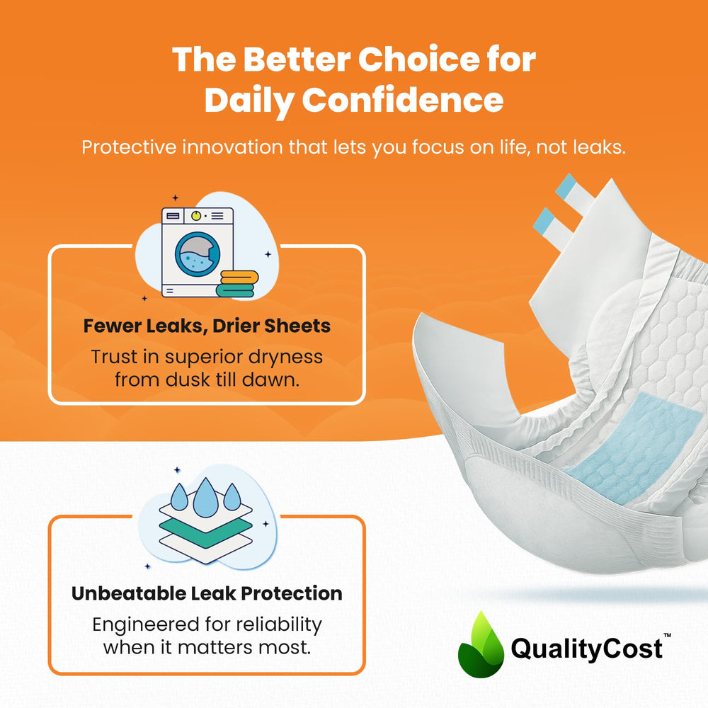 QualityCost unisex fit with flexible waistband adapts to different bodies