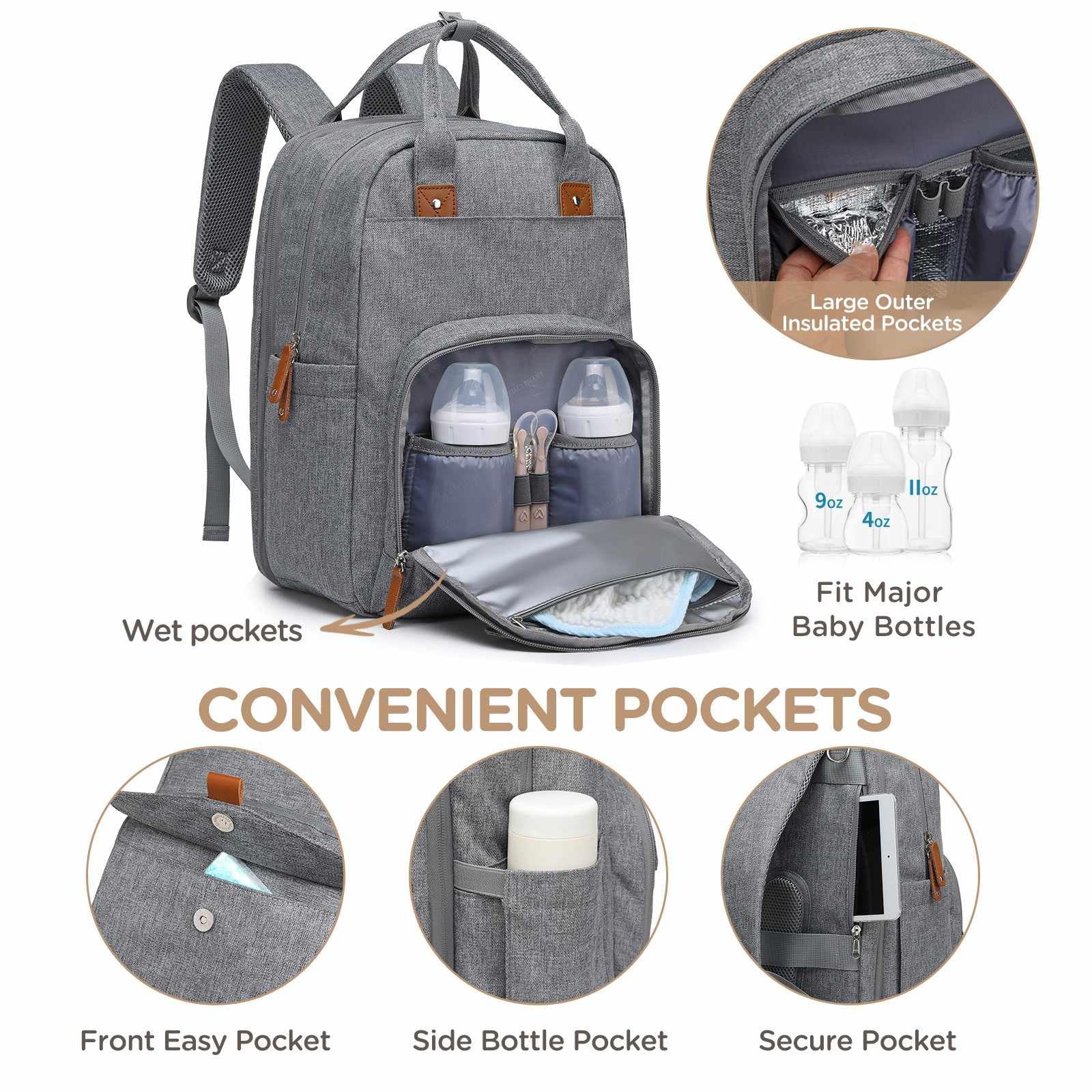 Qualyphant padded shoulder straps and back cushions for comfort