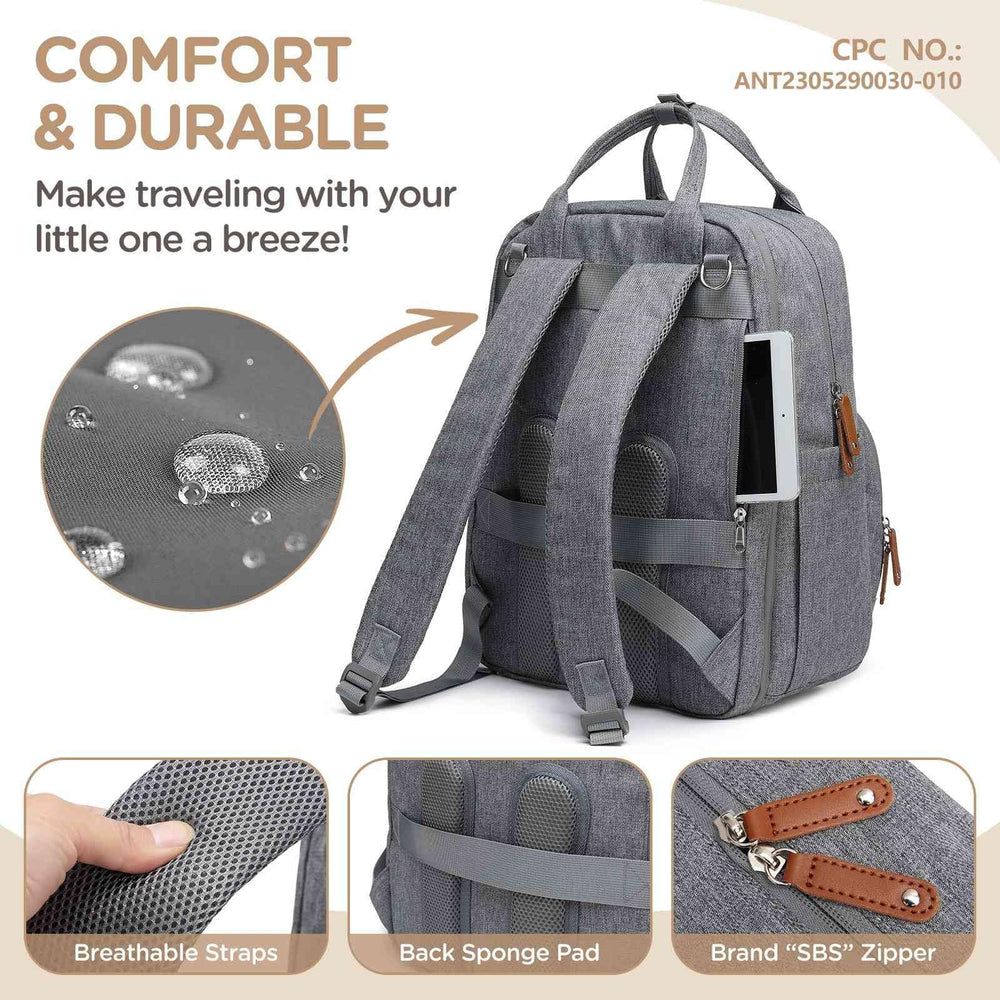 Qualyphant stroller hooks and luggage straps enable hands-free travel