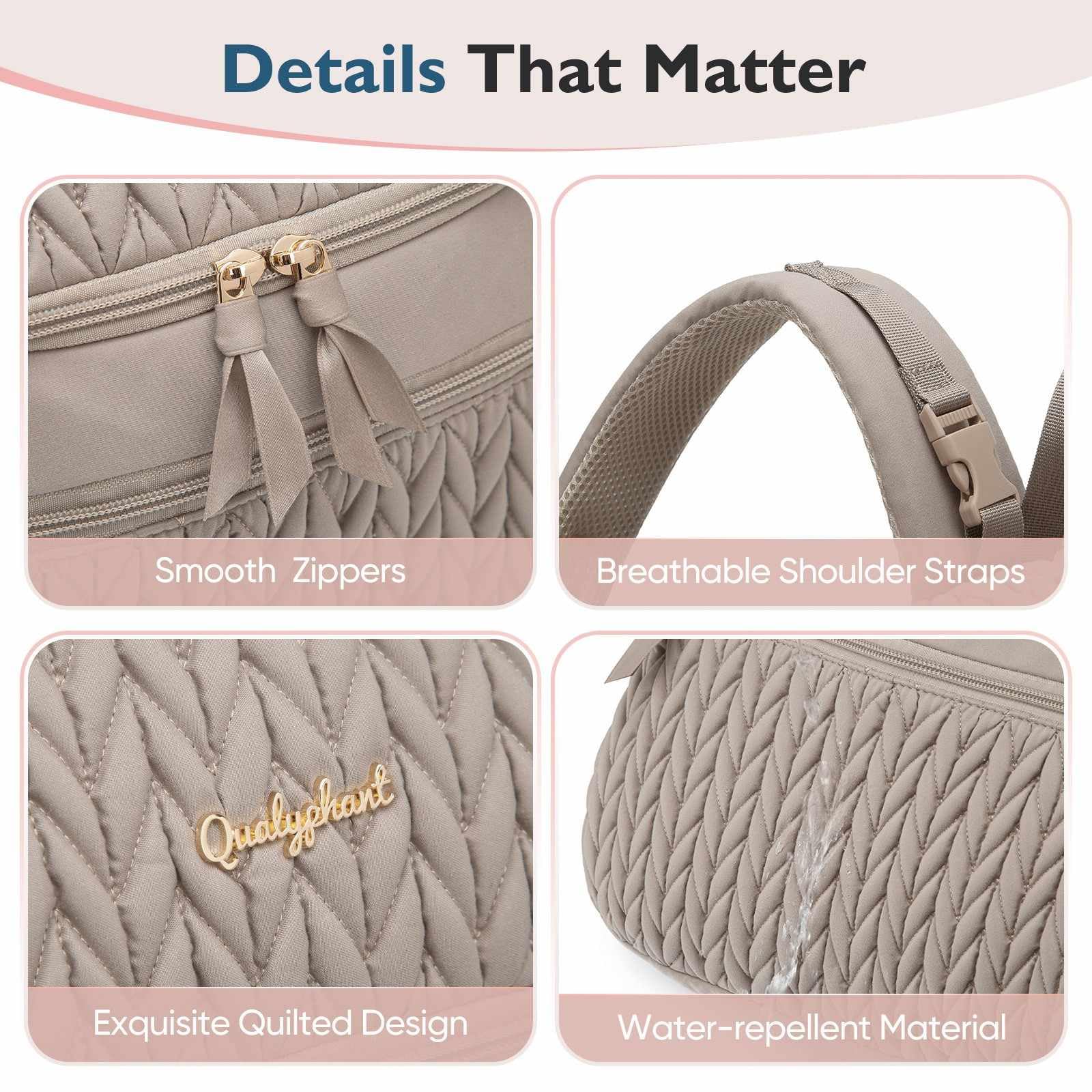Qualyphant lightweight straps offer comfort for long days.