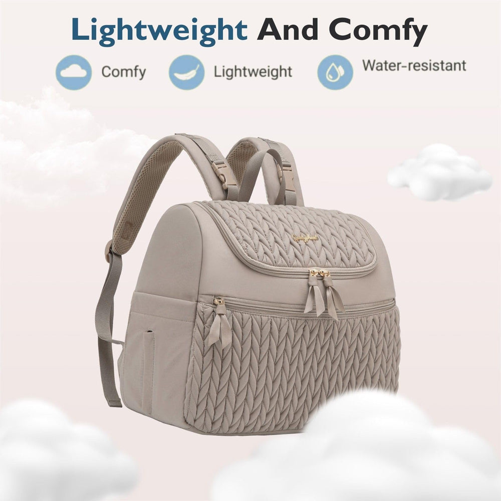 Qualyphant stroller attachment keeps hands free during errands.