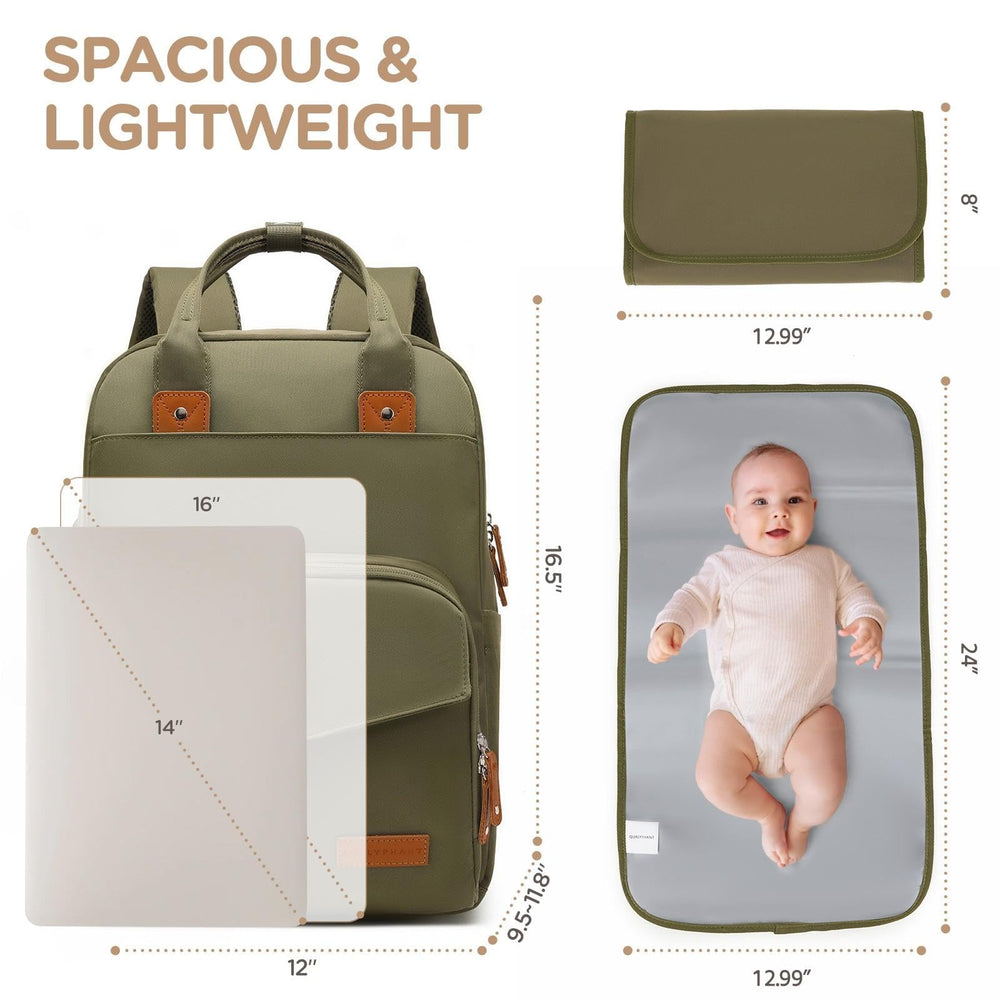 Qualyphant backpack ergonomic straps ensure comfortable all-day wear