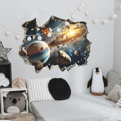 Quanhaigou meteorites wall sticker captures shooting stars to spark imaginative play.