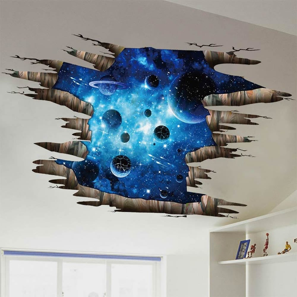 Quanhaigou waterproof PVC wall decal withstands daily kid activity.