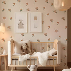 QUCHENG Boho watercolor nursery duck sticker brings gentle whimsy to spaces