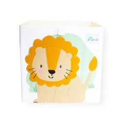 Queebi Storage Cube showing full toy-bin storage for toys and books