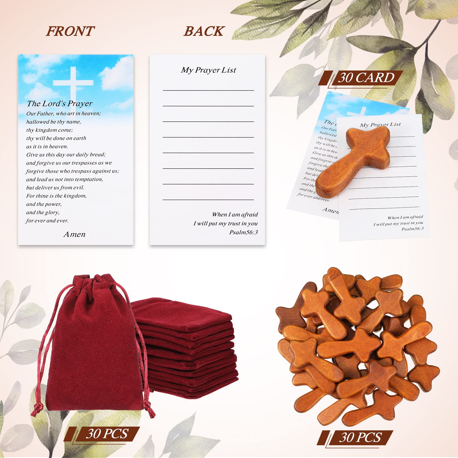 Queekay prayer cards included for thoughtful devotion prompts.