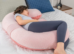Queen Rose pink-velvet-cover-closeup highlights luxurious feel and soft touch.