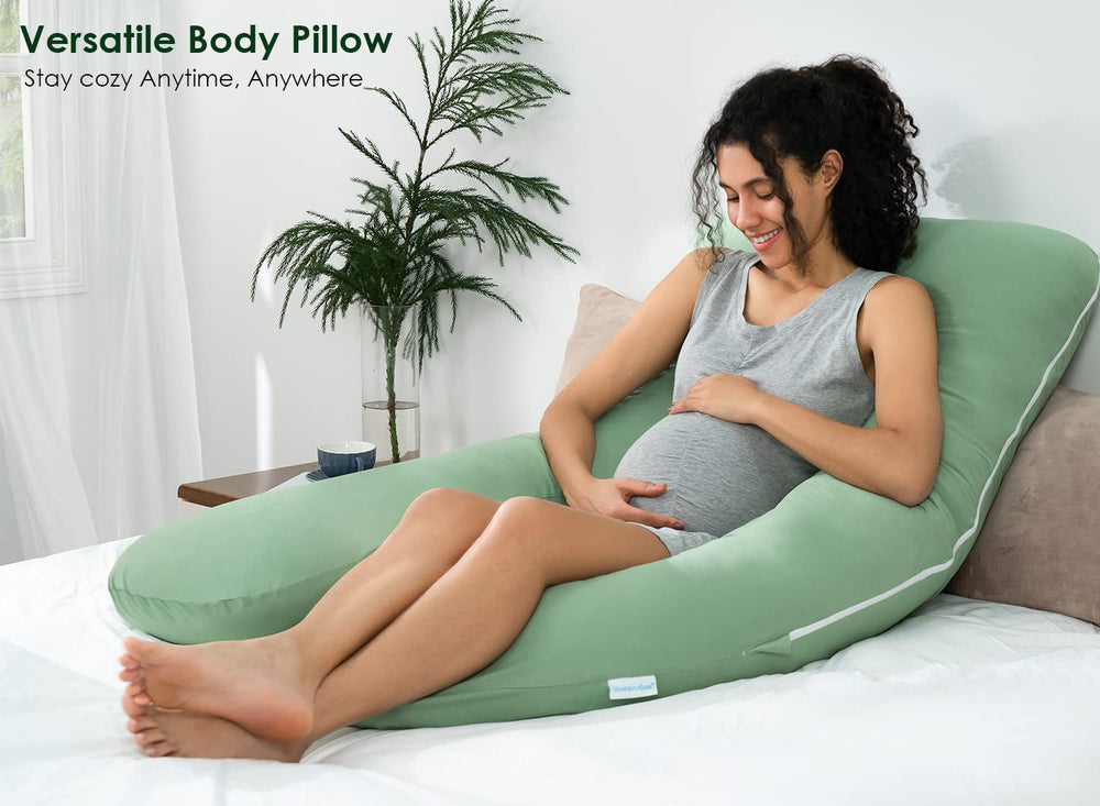Queen Rose versatile maternity pillow for reading, nursing, and lounging