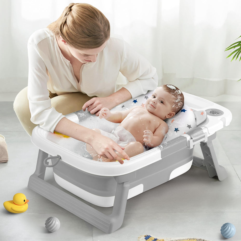 QueenFul portable design suits newborn to toddler ages under supervision.