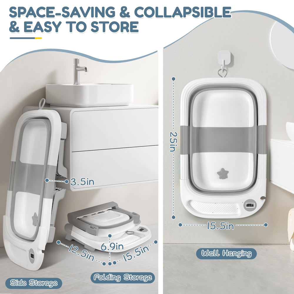 QueenFul tub uses safe PP+TPE material for durable, odorless use.