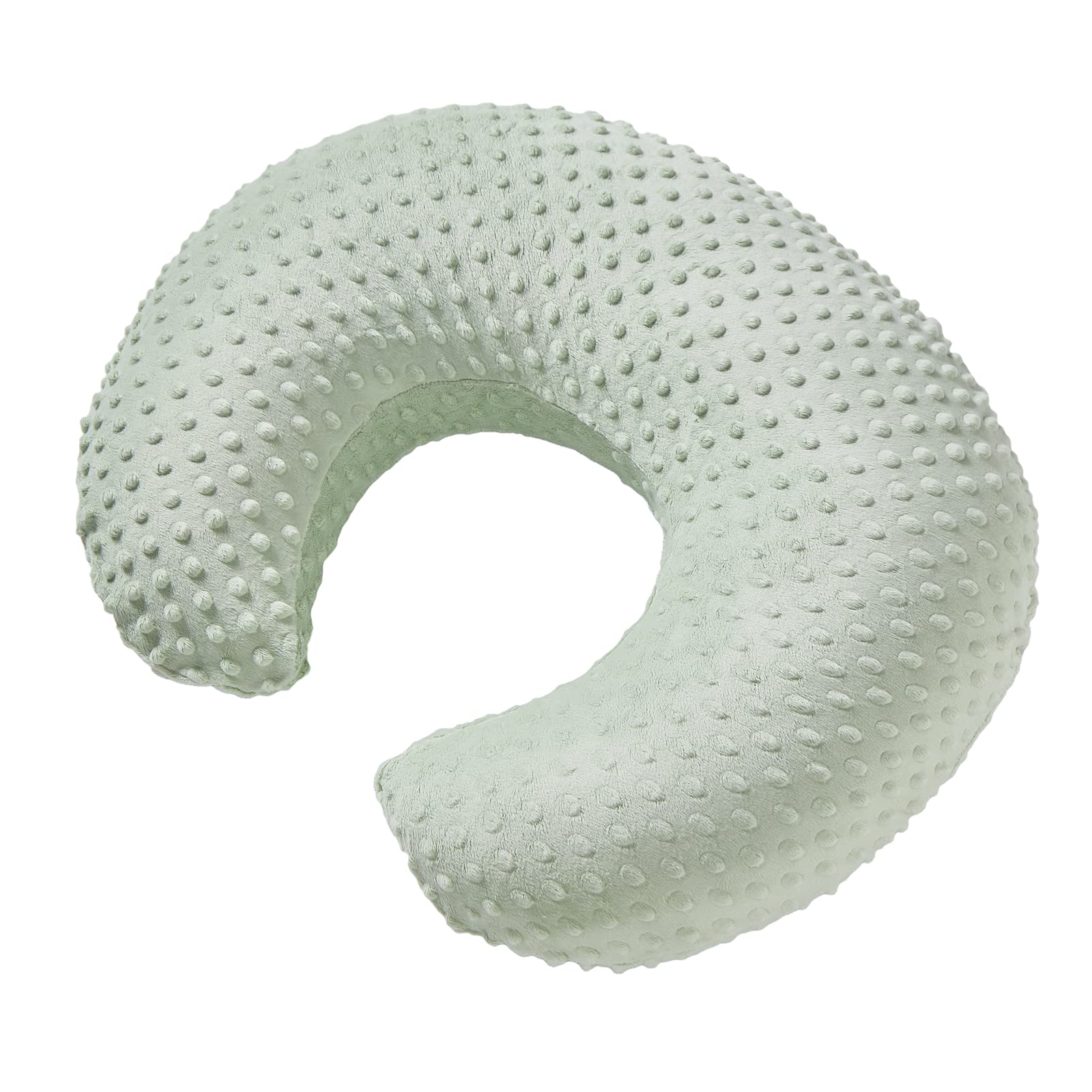 QUENESS BABY nursing pillow aiding bottle feeding with comfortable support.