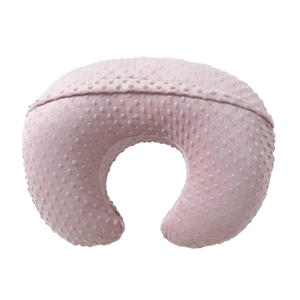 Queness Baby nursing pillow featuring breathable cover for all-day comfort.