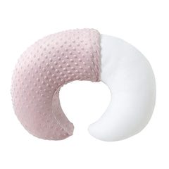 Queness Baby nursing pillow with sepia rose cover for cozy feeding sessions.