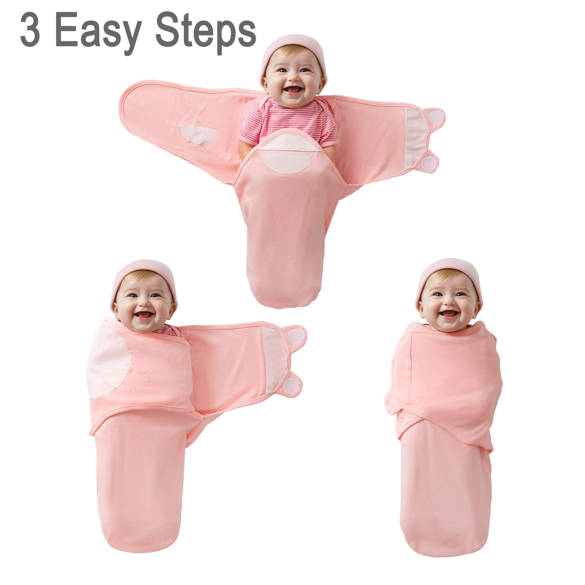 QUENESS baby swaddle purple pattern provides cozy, secure newborn comfort.