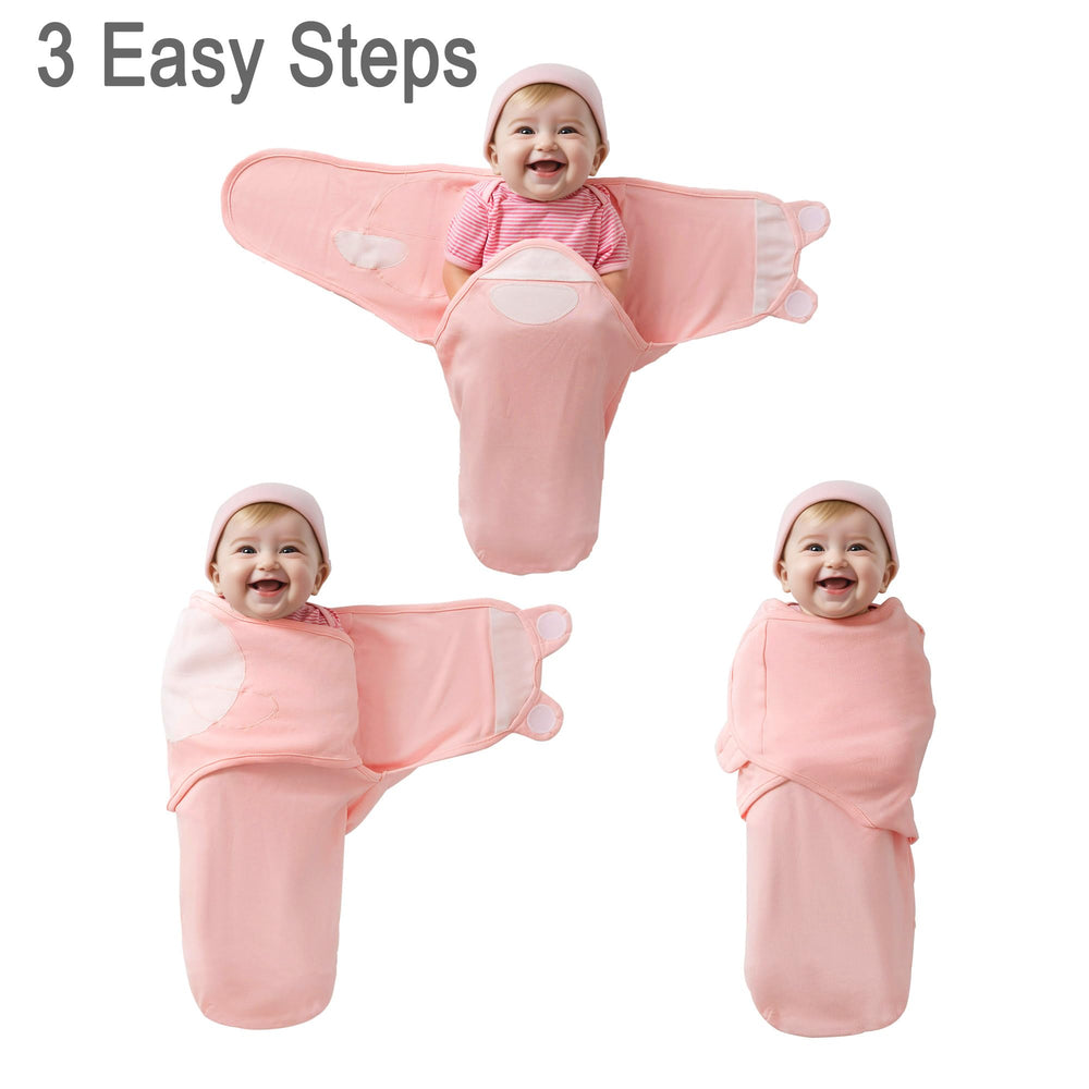 QUENESS baby swaddle purple pattern provides cozy, secure newborn comfort.