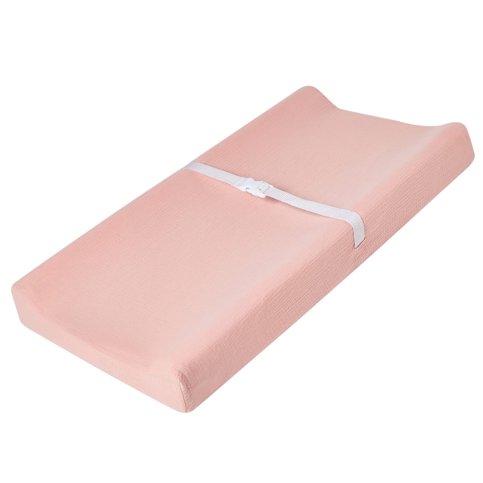 QUENESS changing pad cover with soft-baby fabric for cozy diaper changes