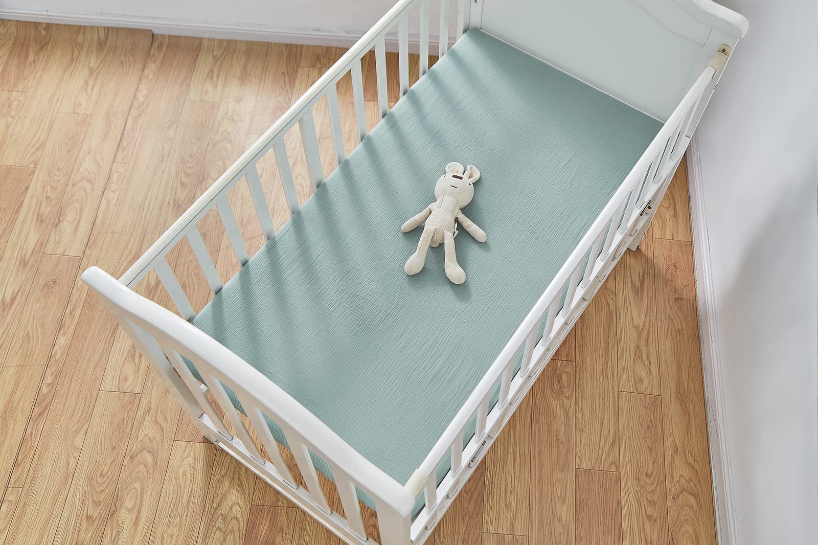QUENESS sage green color adds a gender-neutral touch to any nursery décor