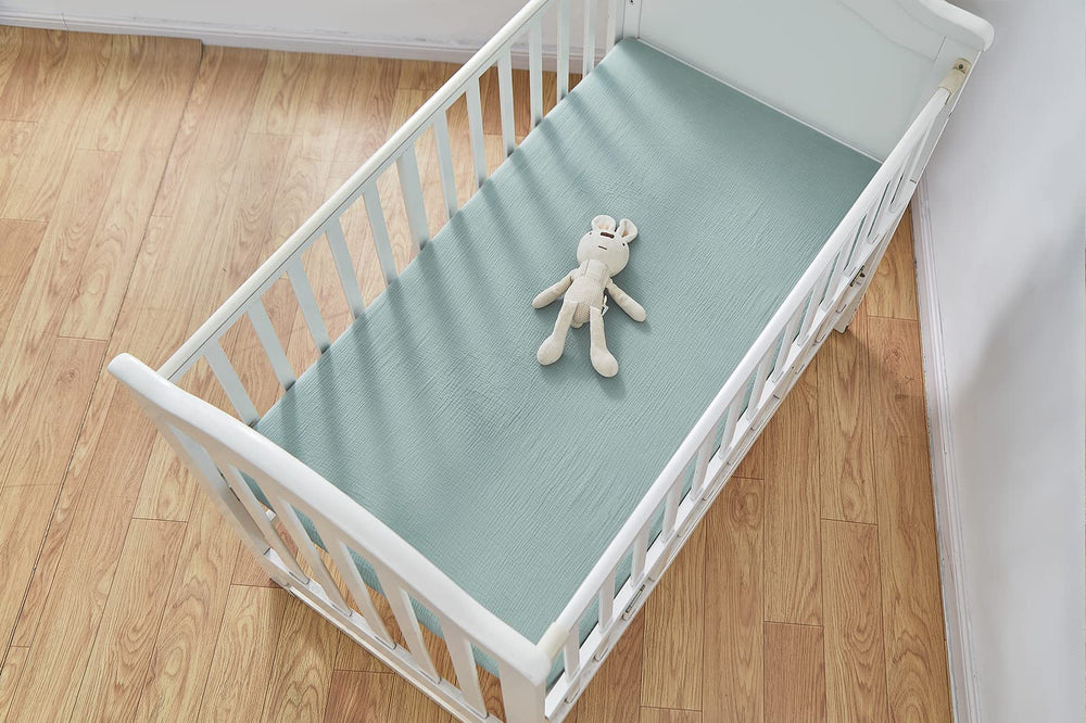 QUENESS sage green color adds a gender-neutral touch to any nursery décor