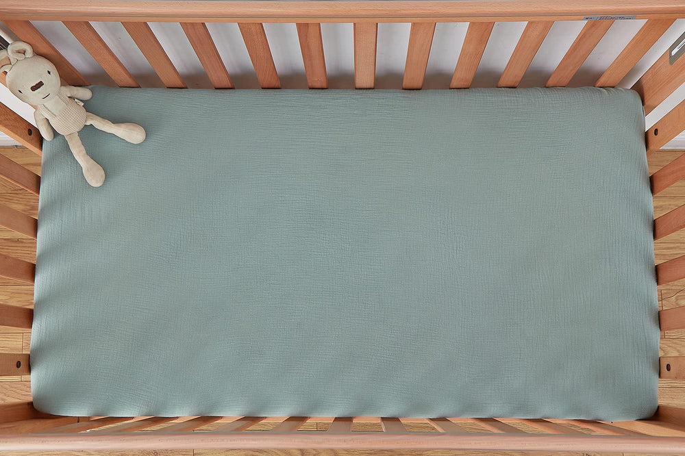 QUENESS muslin sheet is durable through washing and drying without shrinking