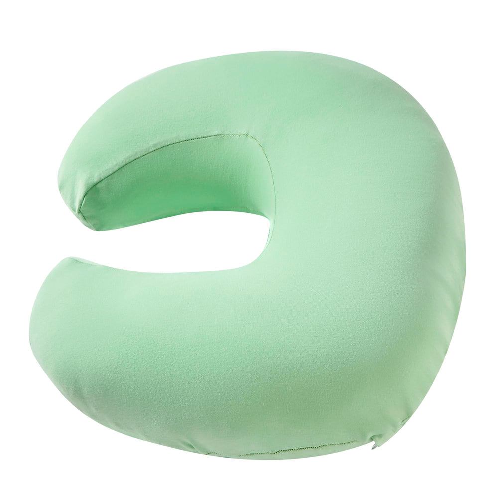 QUENESS nursing pillow cover closeup cotton highlights natural, durable fabric