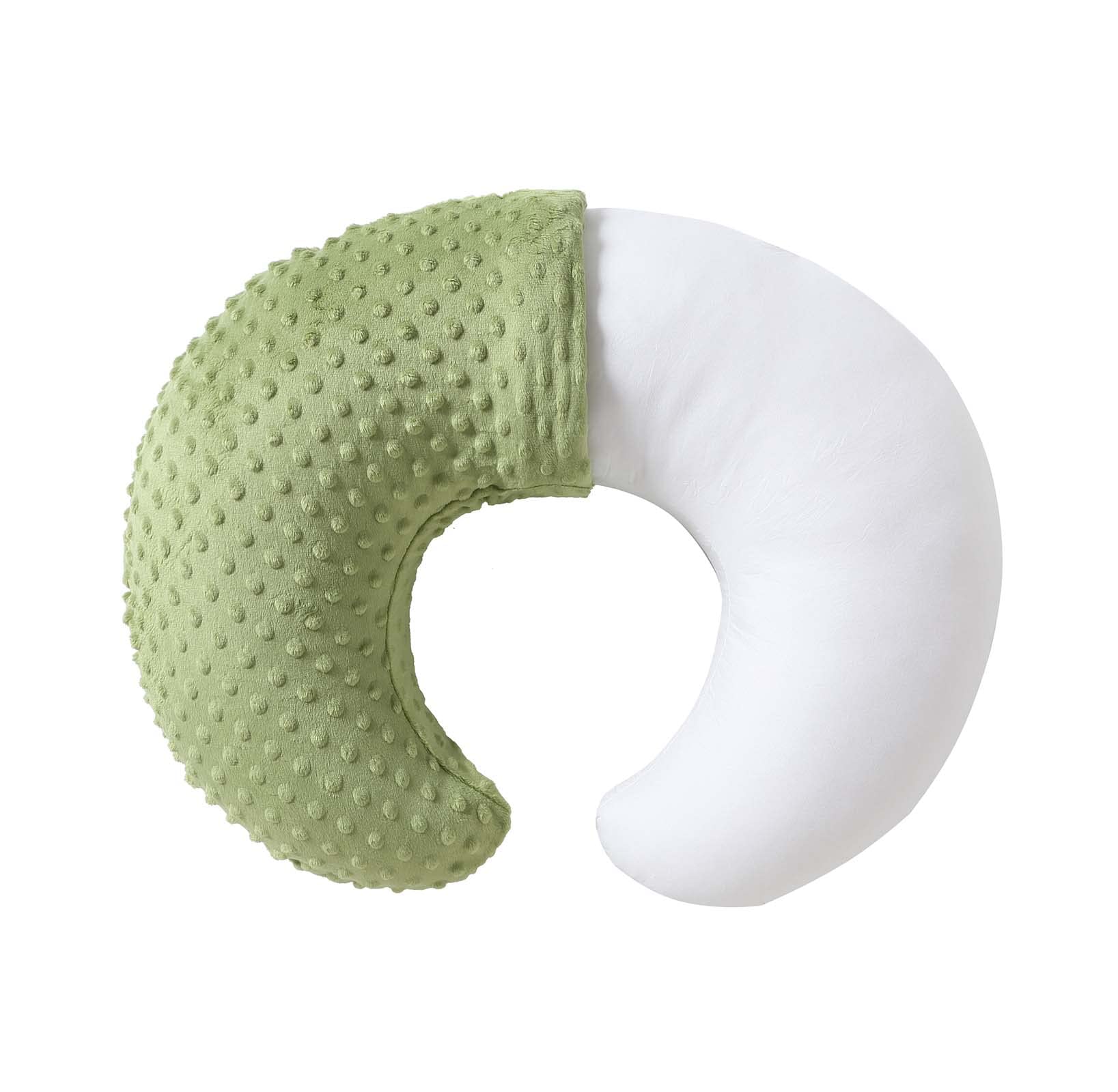 QUENESS nursing pillow with removable cover supports comfortable feeding sessions