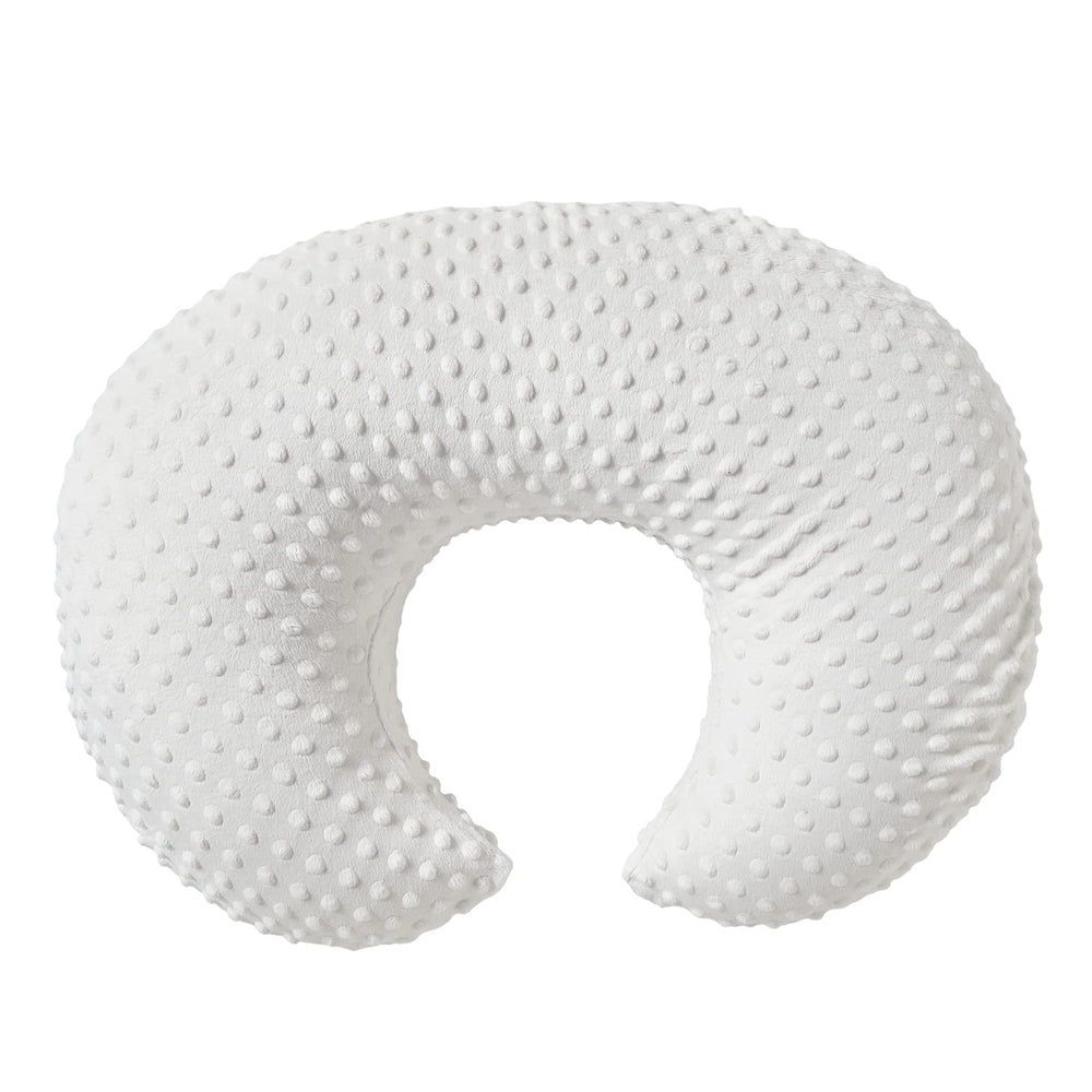 QUENESS nursing pillow side view highlights stable baby positioning