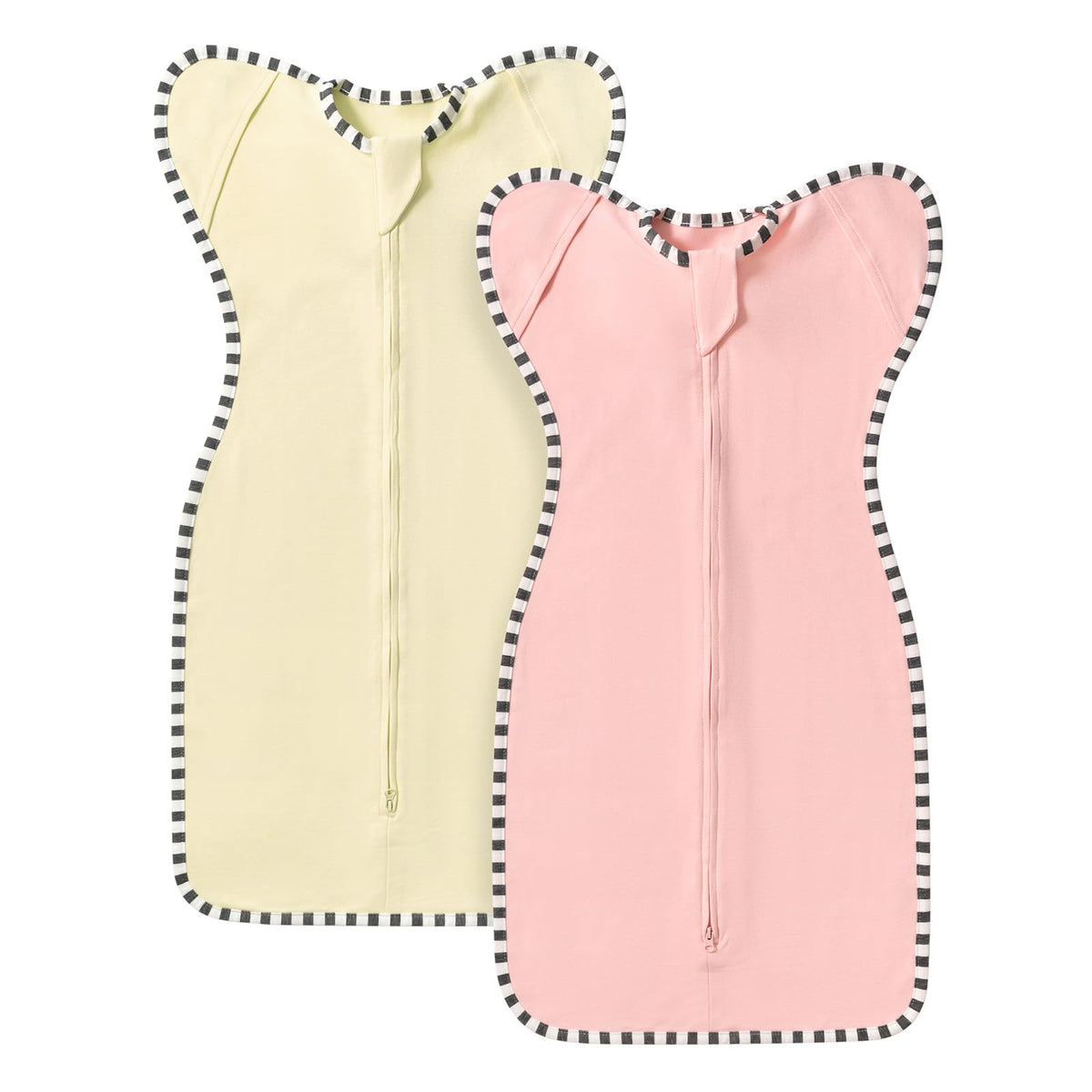 QUENESS Transition Swaddle arm-up cuffs promote secure, restful sleep.