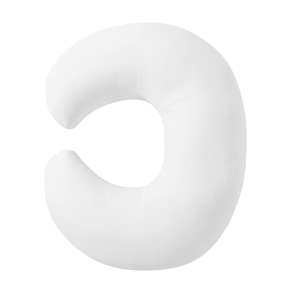 QUENESS nursing pillow provides sitting-learning support for secure baby posture.