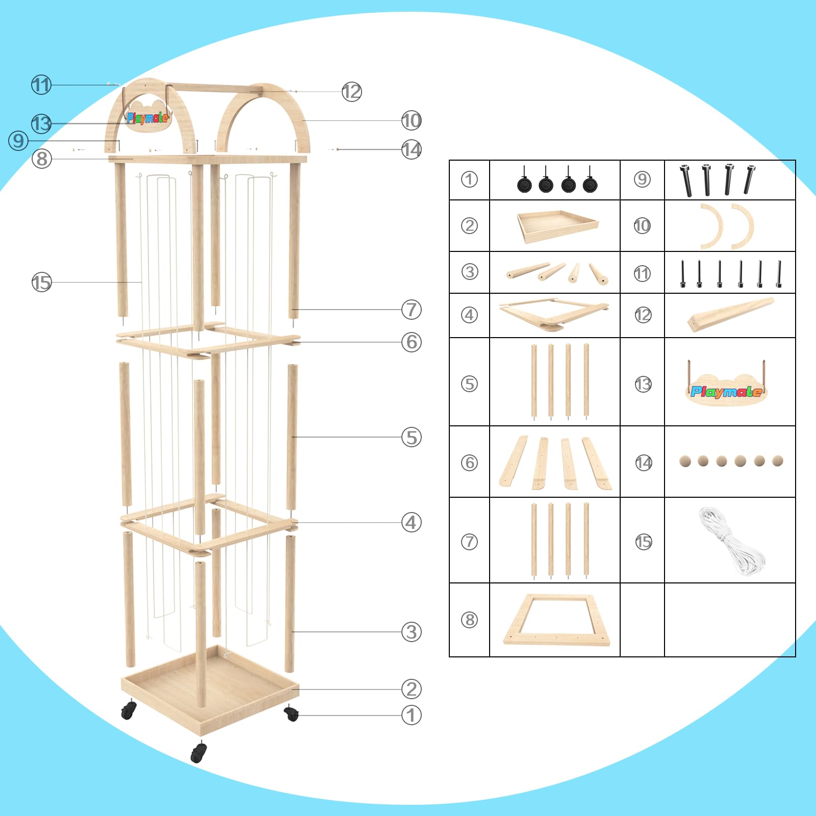 Quewoll versatile storage solution doubles as craft project and room centerpiece