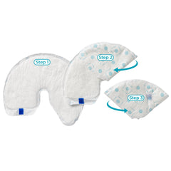 Wrap inside mesh underwear for discreet, comfortable protection.