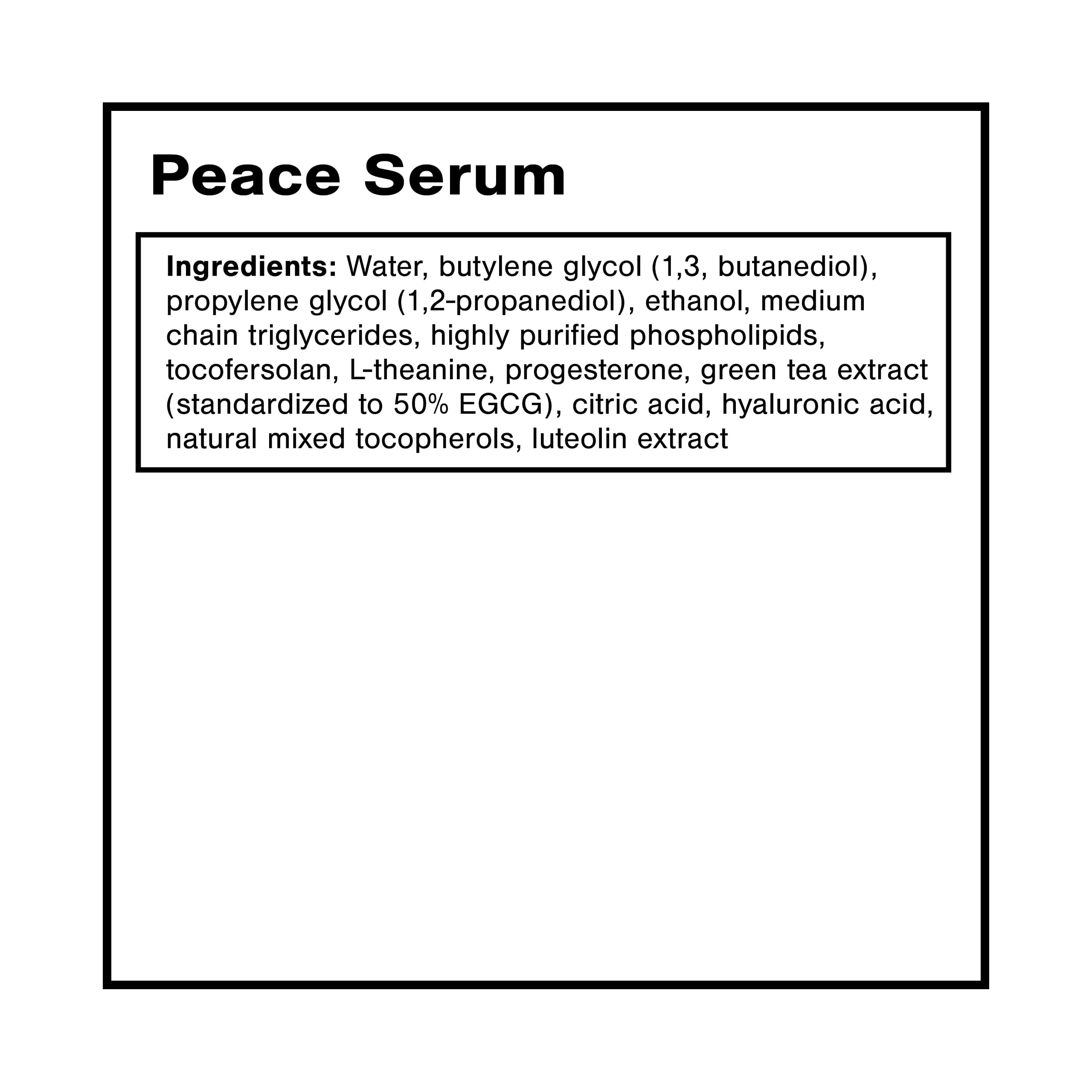 Quicksilver Peace Serum dropper close-up ready for precise application.