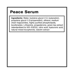 Quicksilver Peace Serum dropper close-up ready for precise application.