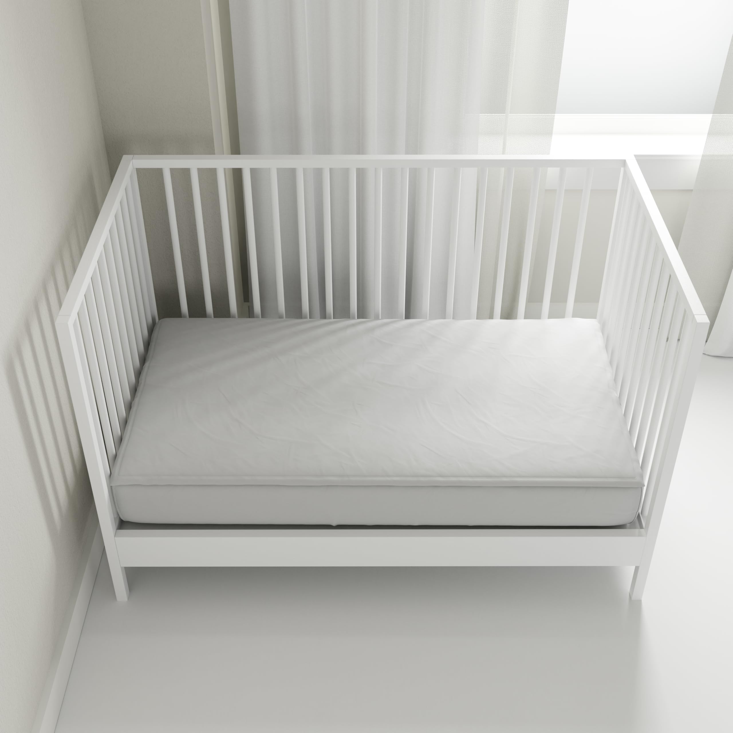 QuickZip Zip-On Crib Sheet easy change design helps save time for caregivers