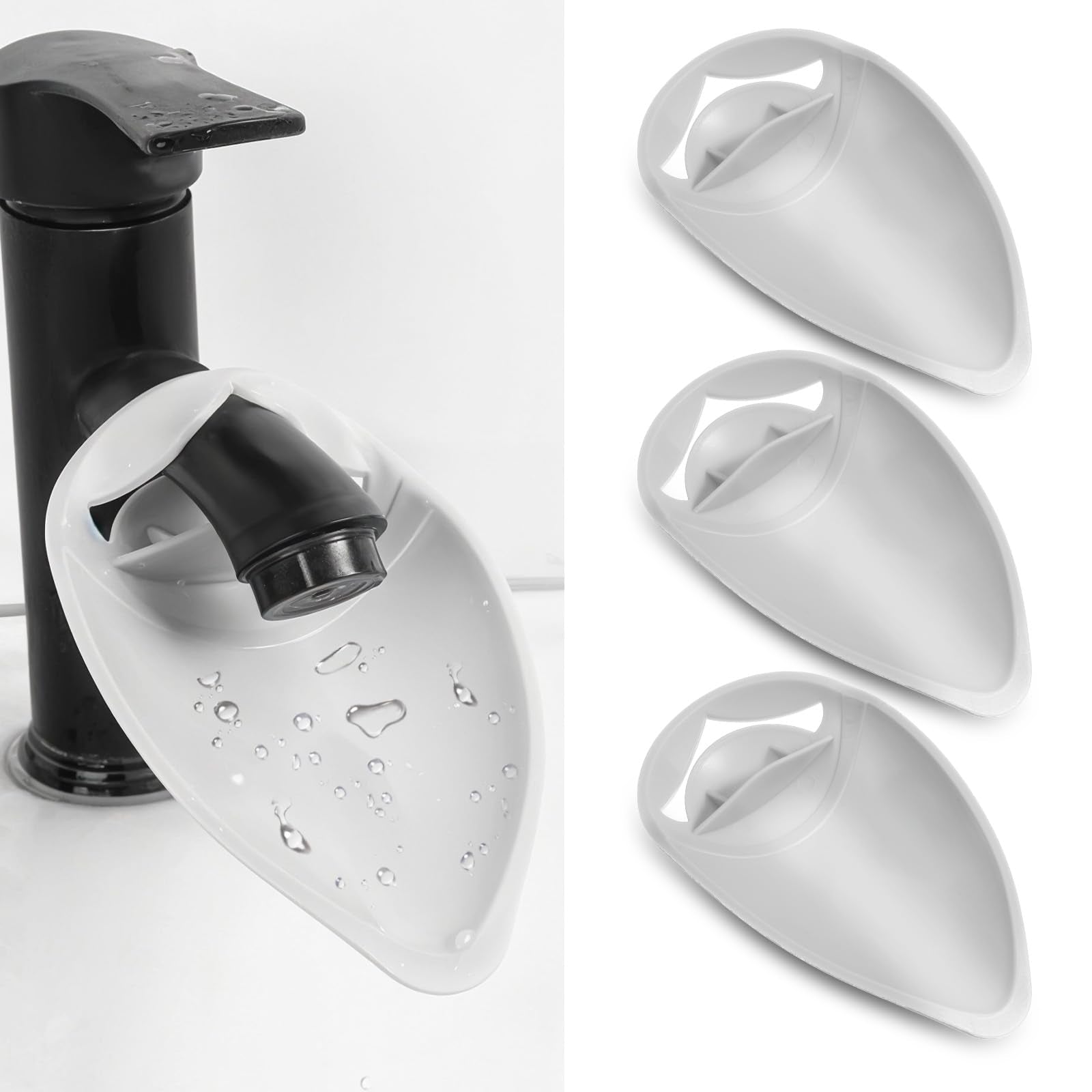 Quilax travel storage friendly gray faucet extender