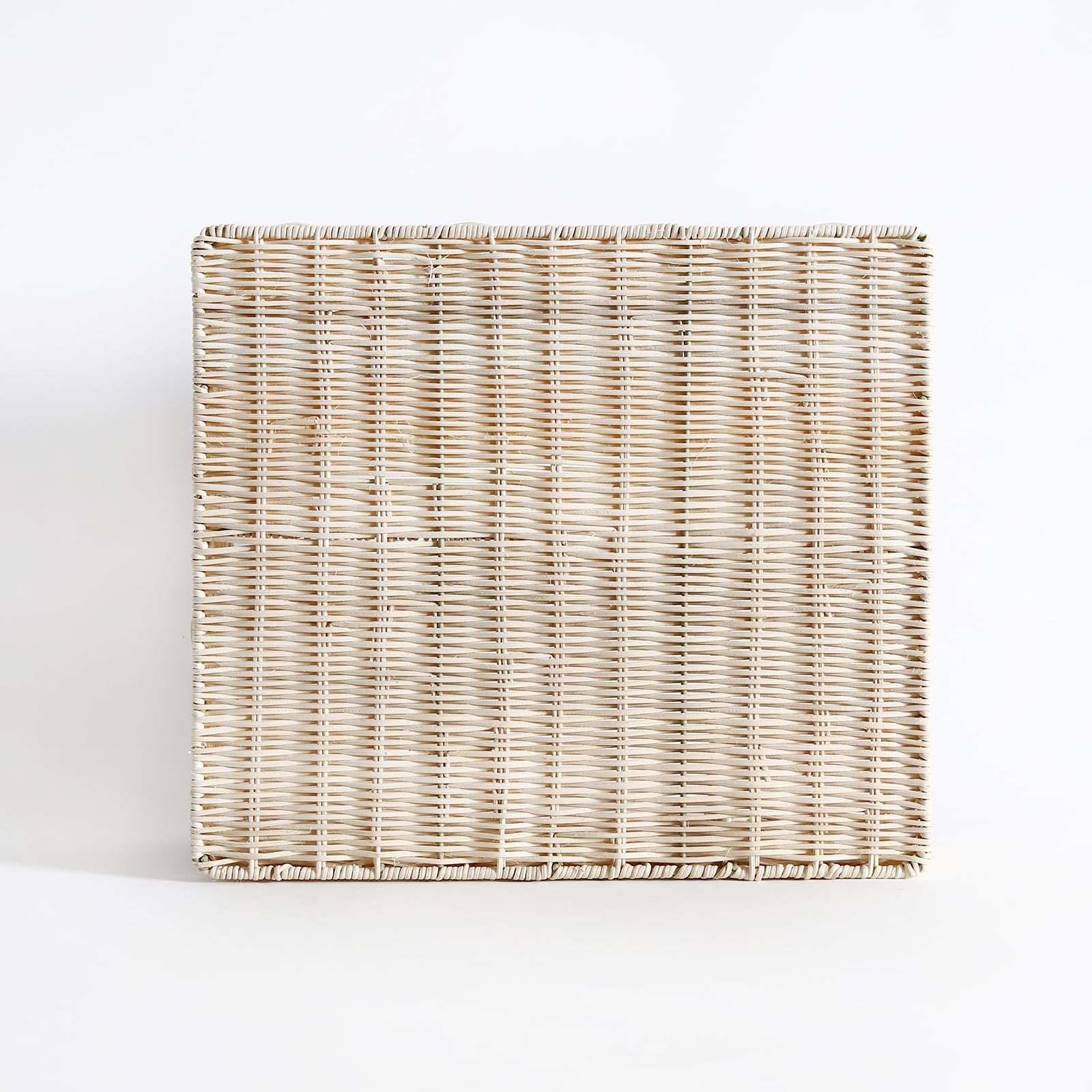 Quincry sturdy wicker frame supports lasting use with elegant appeal.