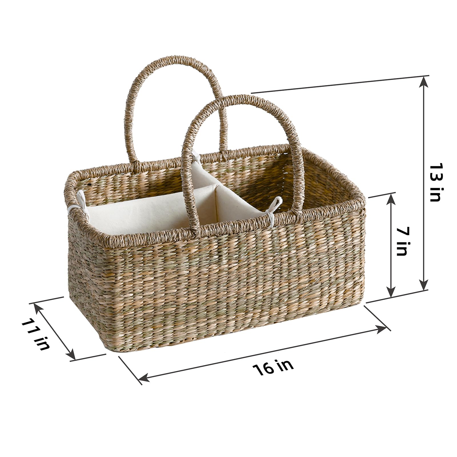 Quincry versatile diaper basket doubles as toy organizer